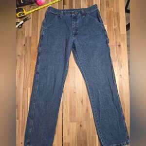 Vintage 90s Wrangler Carpenter Painter Blue Jeans Streetwear Retro